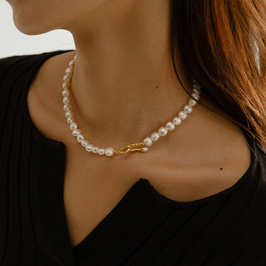 Baroque Natural Pearl Necklace