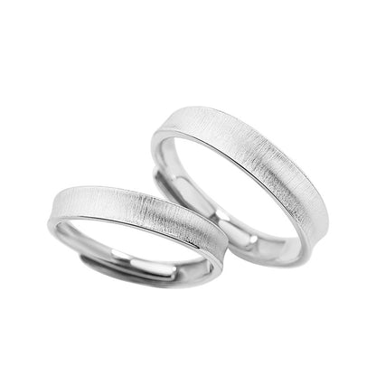 Matte Finish Engravable Wedding Bands for Couple