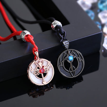 Bronze Spiral Necklace, Men's Jewelry, Women's Gift – Arkayscreations