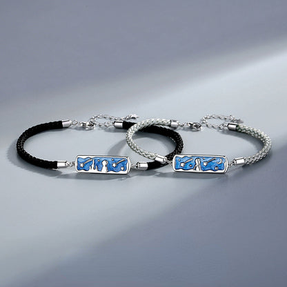  Personalized Bracelets Set for Girlfriend Boyfriend Loforay.com