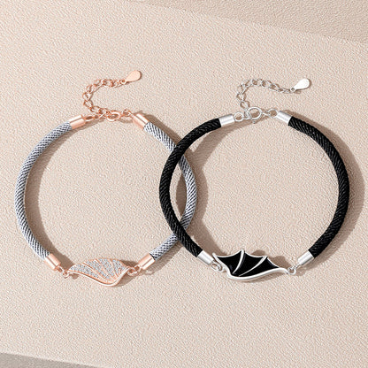 Angel Wings Relationship Bracelets Set