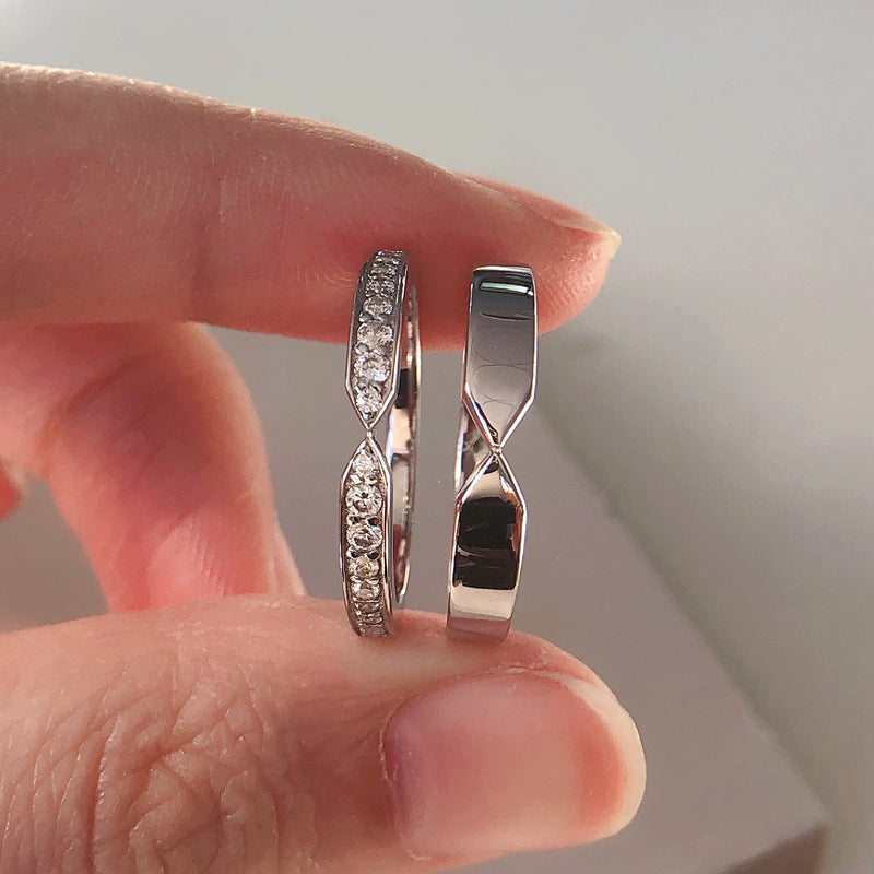 Matching Lab Grown Diamond Rings for Couples