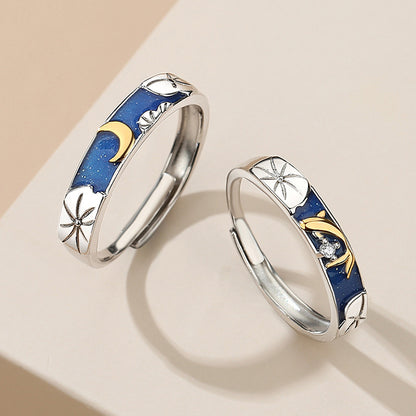 Engravable Matching Pair Twin Rings Set for Couples