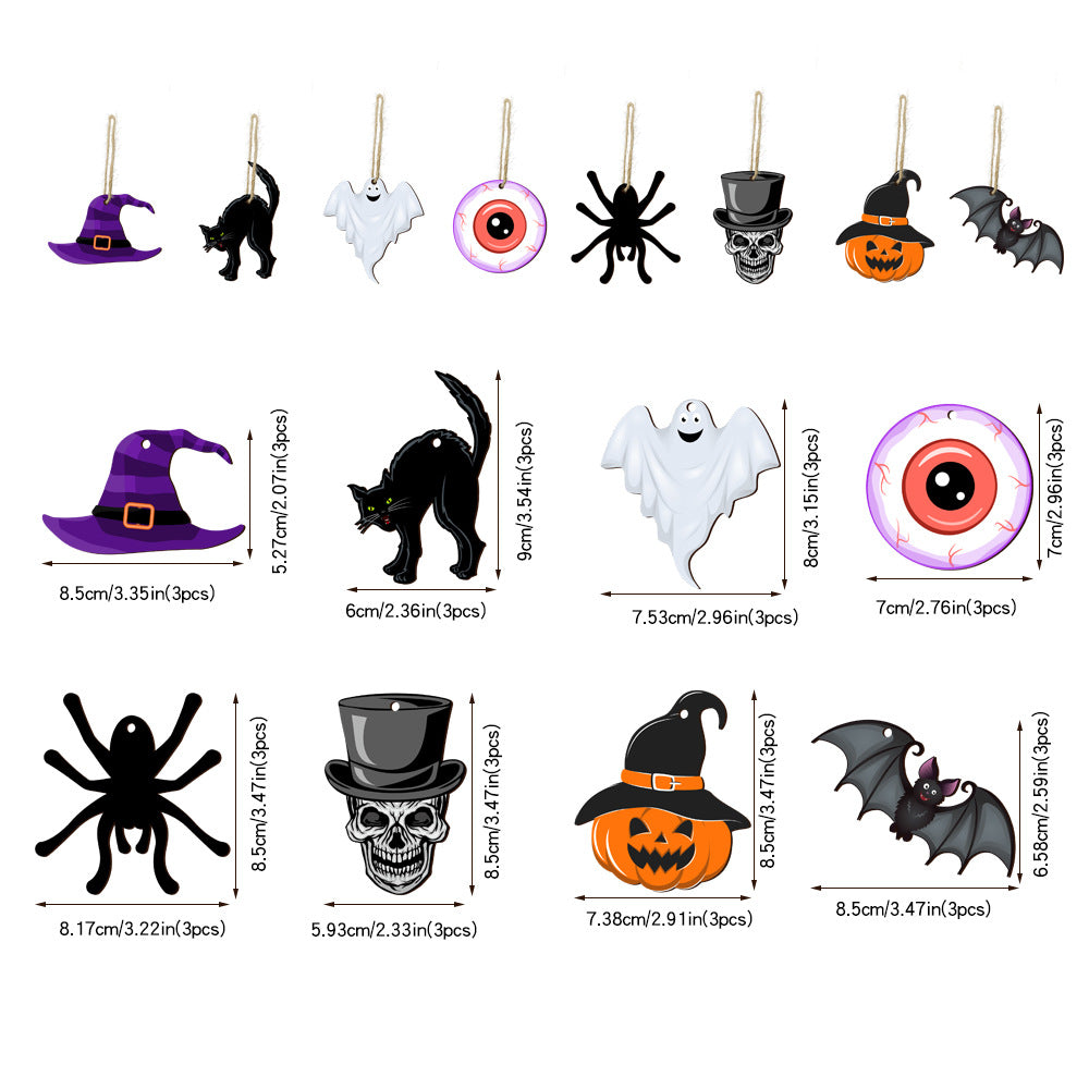 Halloween Party Wall Hanging Decoration Set