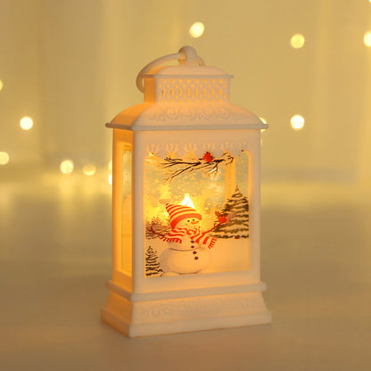 Santa Christmas Decoration Led Lamps Set of 4