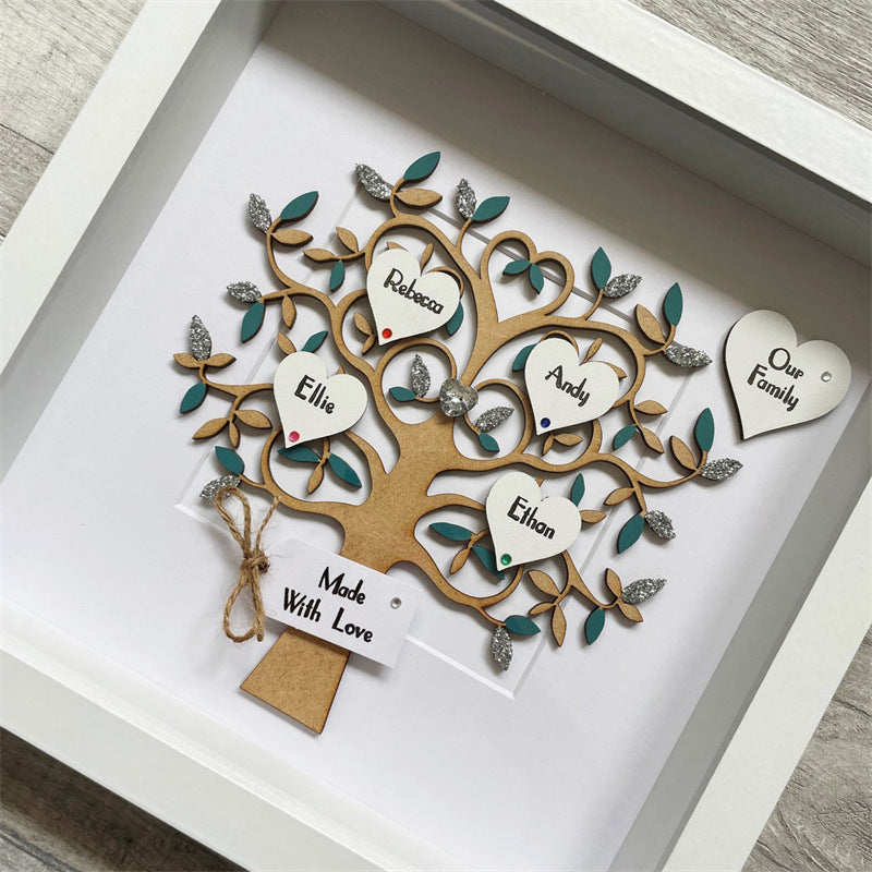 Personalized Kids Names Family Tree Gift for Mom