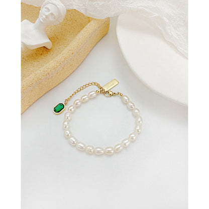 Love Charm Natural Pearl Bracelet