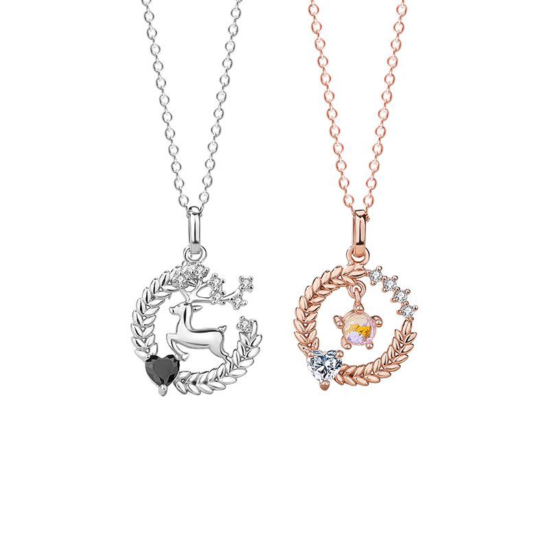 Matching Pair Twin Necklaces Set