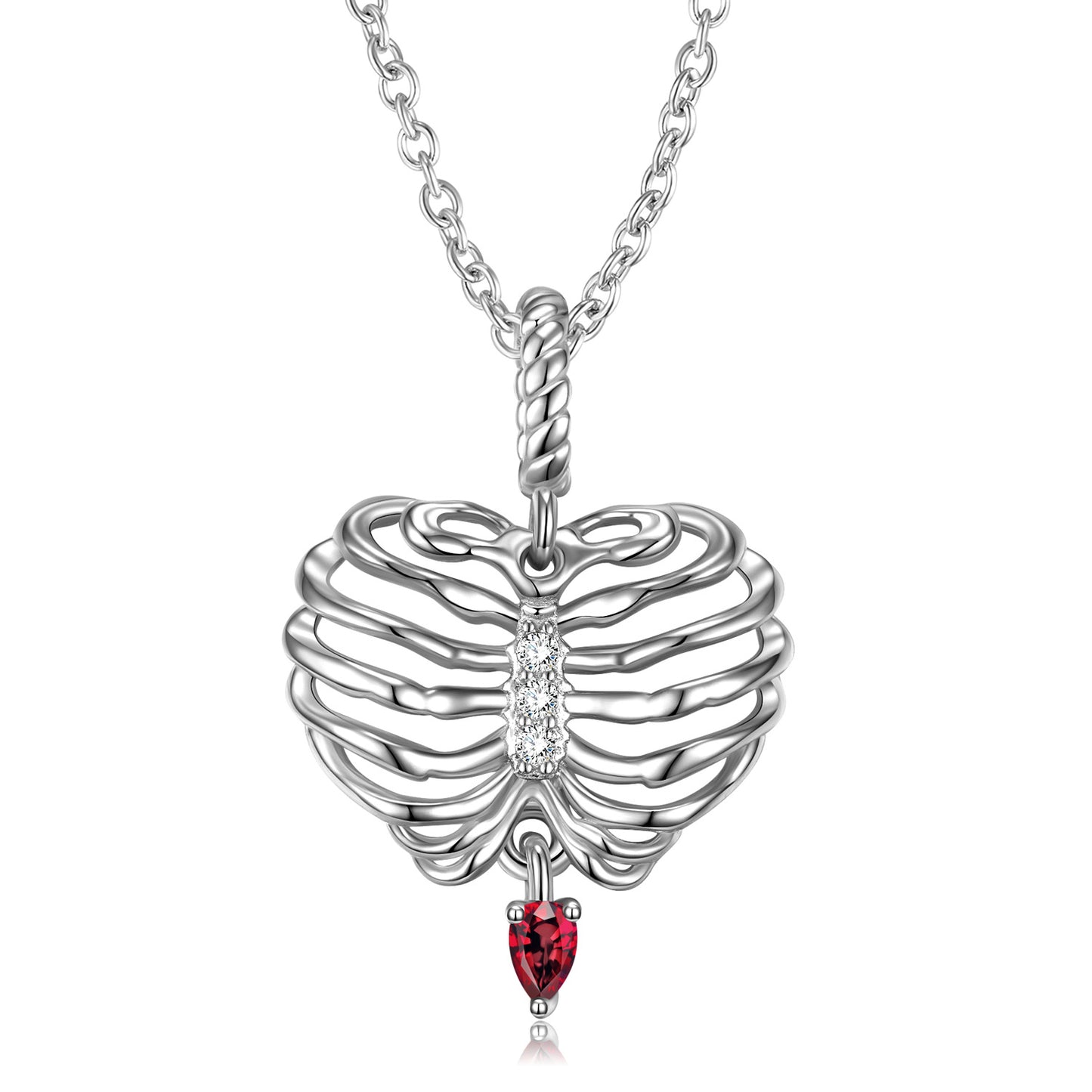 Halloween Skeleton Women Necklace Jewelry