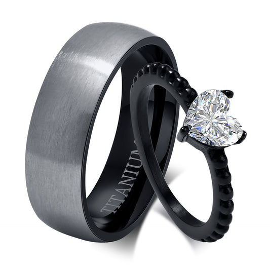 Custom Engravable Wedding Rings for Men and Women