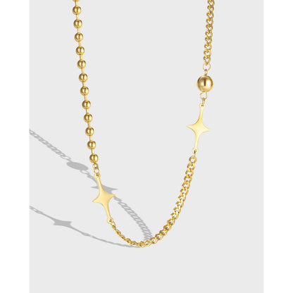 Mixed Chain Minimalist Necklace
