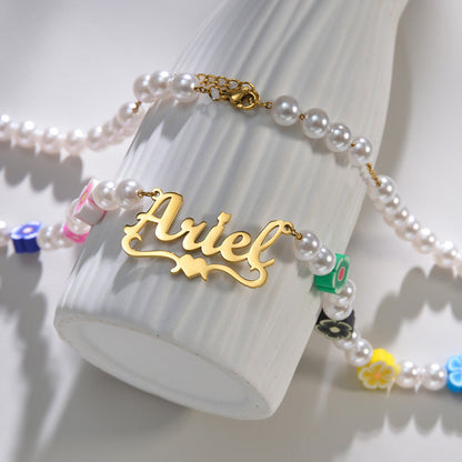 Personalized Handmade Name Necklace for Her