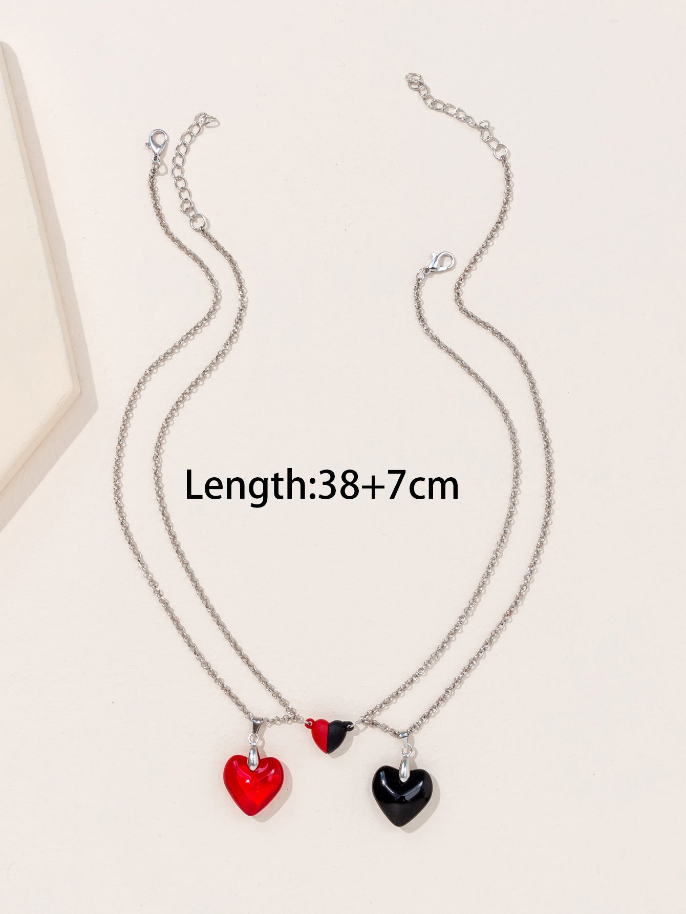 Connecting Magnetic Hearts Necklaces for Couples