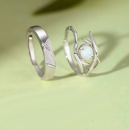 Custom Unique Matching Romantic Rings for Couples