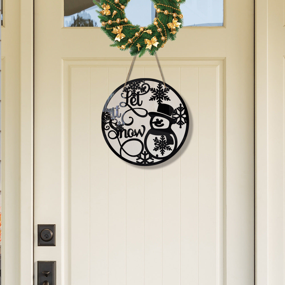 Welcome Front Door Christmas Decoration