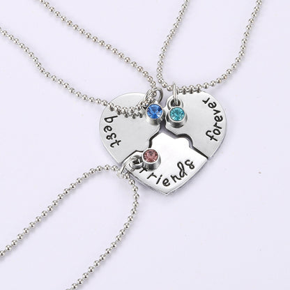 Best Friends Forever Necklaces Set for 4