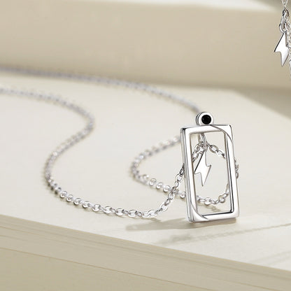 Matching Sterling Silver Necklaces Gift for Couples