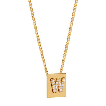 Gold Plated Custom Initial Necklace