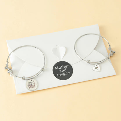 Mommy and Me First Day at School Bracelets Gift
