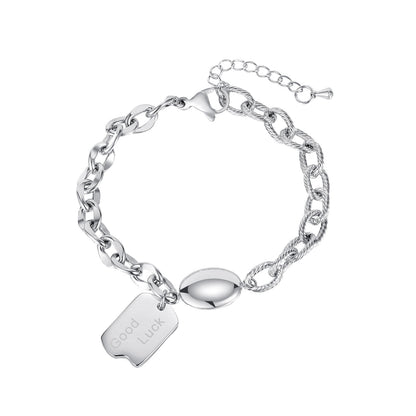 Goodluck Charm Layering Link Bracelet