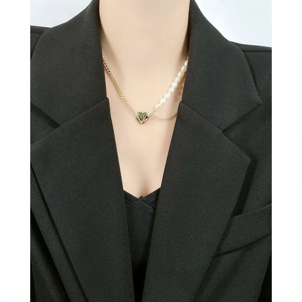 Trending Fashion Heart Layered Necklace
