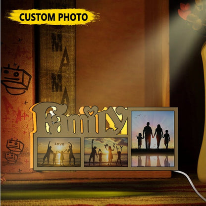 Custom Photo Led Lamp Gift for Couples