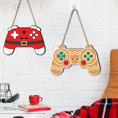Wooden Wall Hanging Christmas Decoration Gift for Gamers