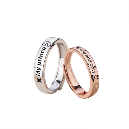 Engraved Gf Bf Promise Rings Set for two