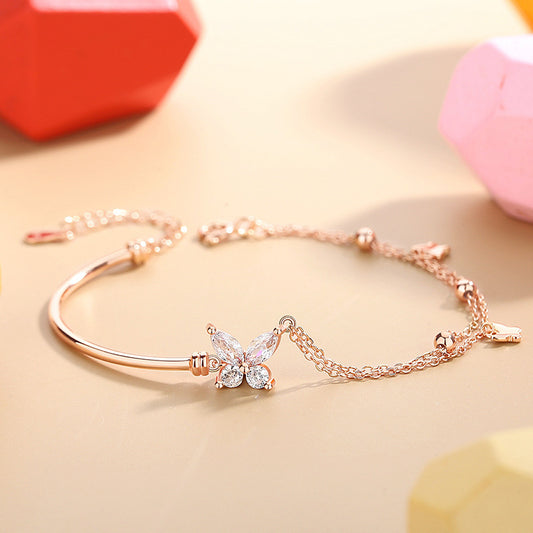 Butterfly Dainty Bracelet for Girls