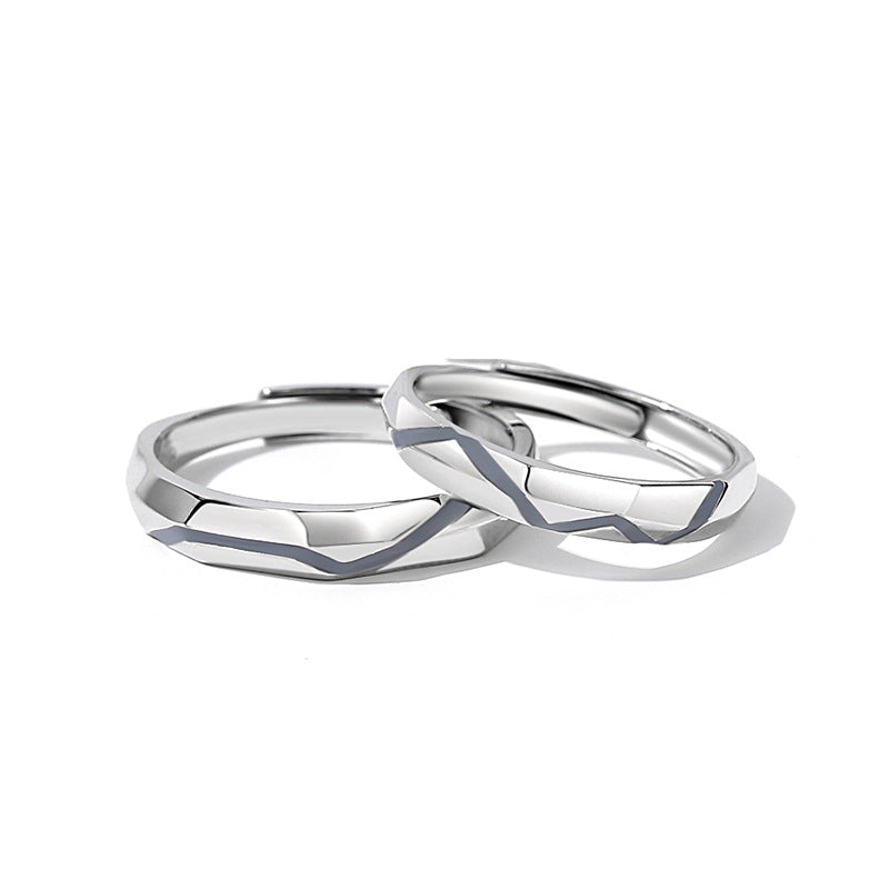 Engravable Matching Engagement Rings for Couples