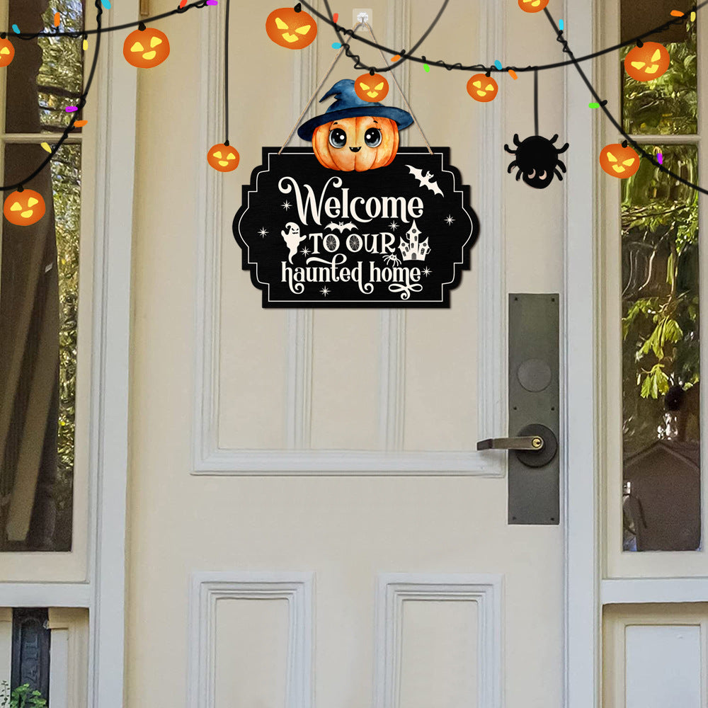 Welcome Outdoor Hanging Halloween Decoration