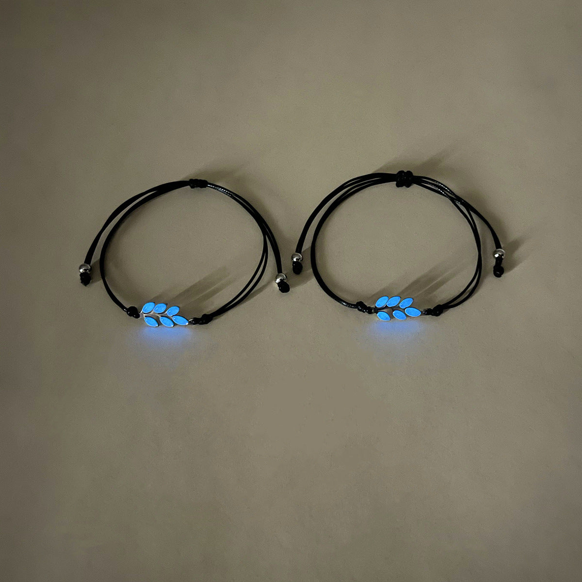 Night Glowing Friendship Bracelets Set for two