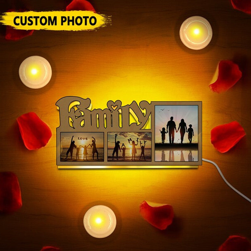 Custom Photo Led Lamp Gift for Couples