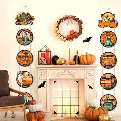 Outdoor Hanging Halloween Decorations Set of 10