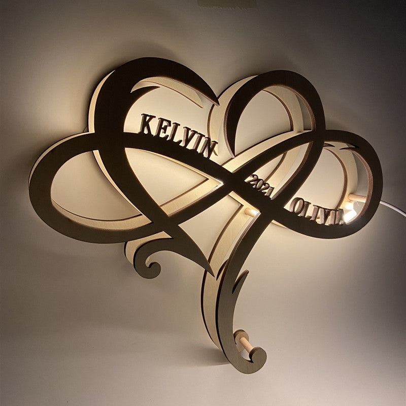 Couple Names Personalized Lamp Gift