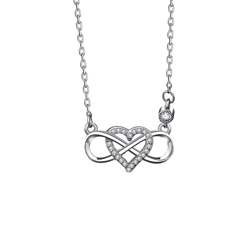 Infinity Hearts Best Friendship Necklaces Set for two