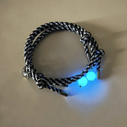 Magnetic Hearts Night Glowing Bracelets for Couples