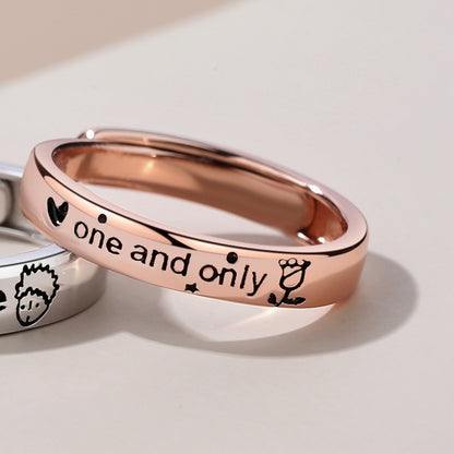 Engraved Gf Bf Promise Rings Set for two