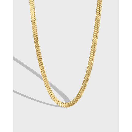 Chunky Snake Chain Minimalist Necklace