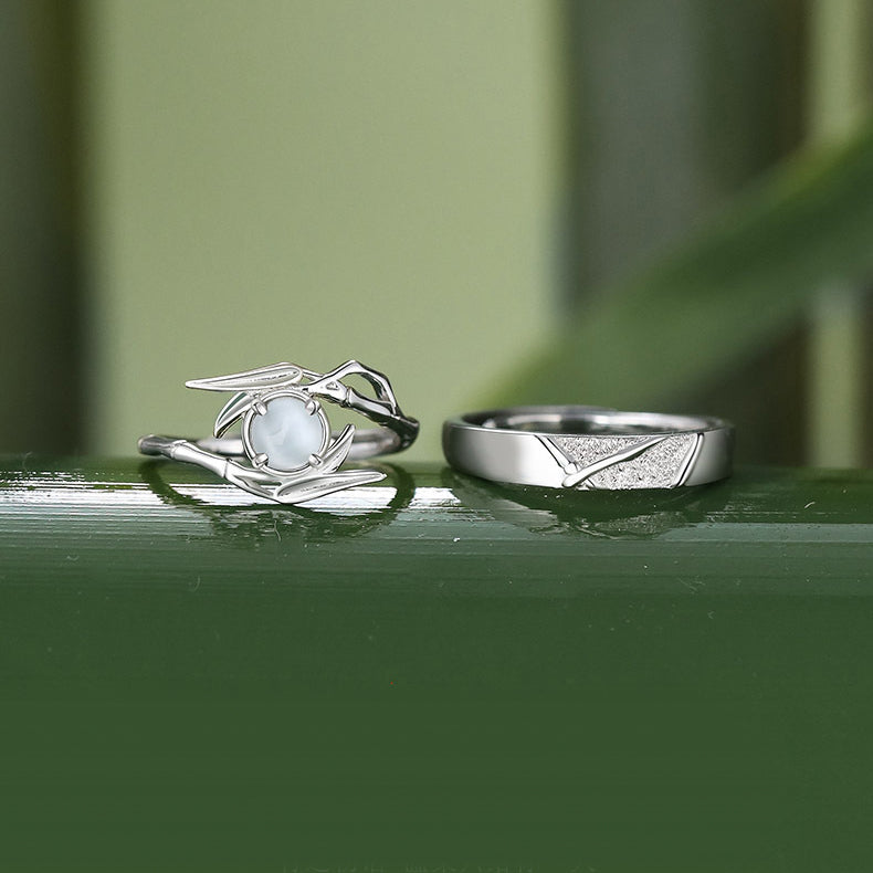 Custom Unique Matching Romantic Rings for Couples