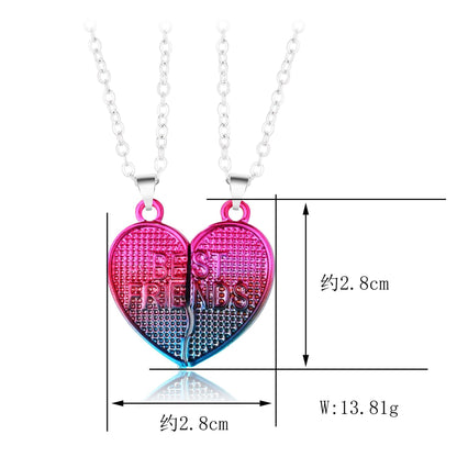 Magnetic Hearts Best Friends Necklaces Set for Two