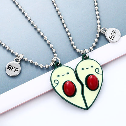 Personalized Magnetic Cute Bff Necklaces Set
