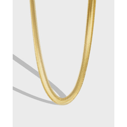 Snake Chain Minimalist Necklace