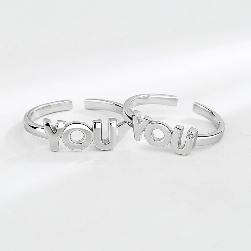 You Matching Twin Rings Set for Couples