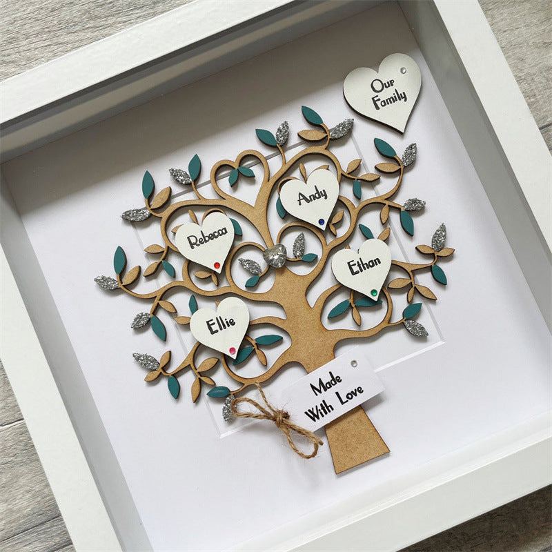 Personalized Kids Names Family Tree Gift for Mom