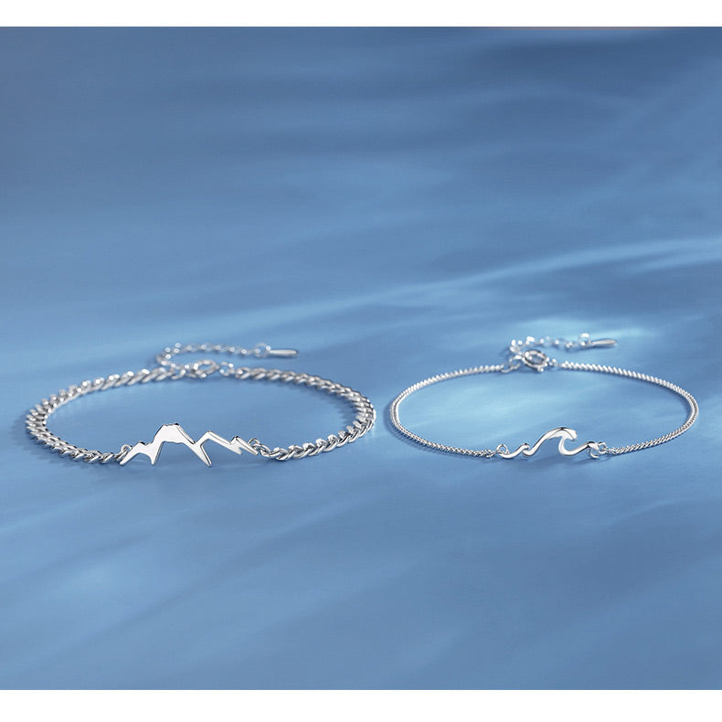 Mountain Ocean Charms Bracelets Set