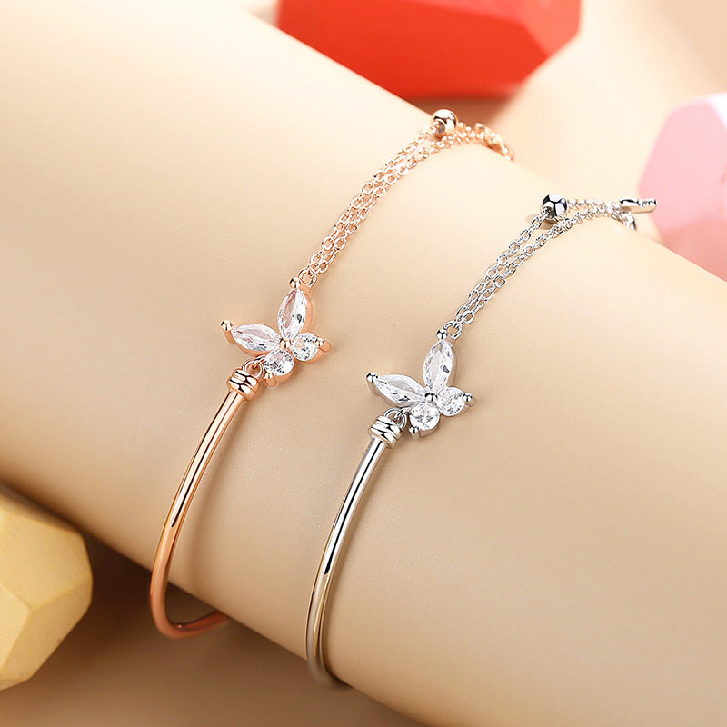 Butterfly Dainty Bracelet for Girls
