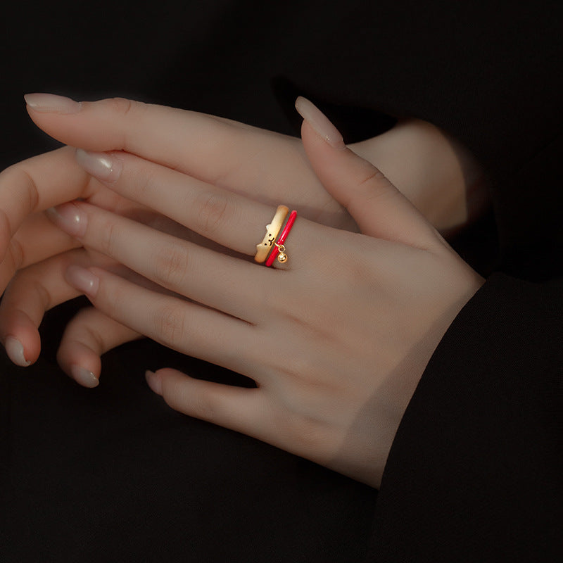 Cute Bear Matching Romantic Rings for Besties – Loforay