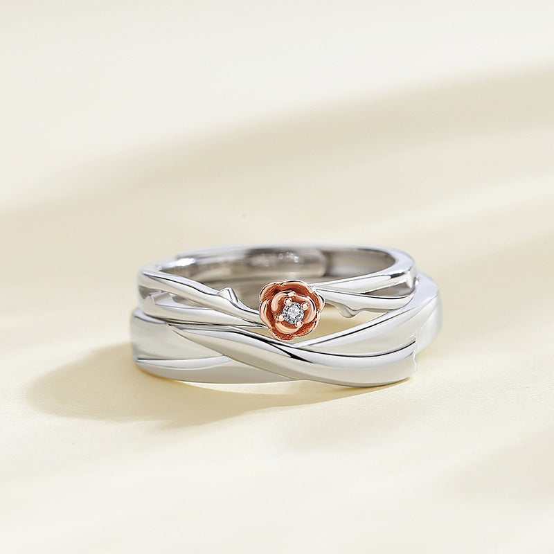 Engraved Matching Wedding Anniversary Rings Set for Two