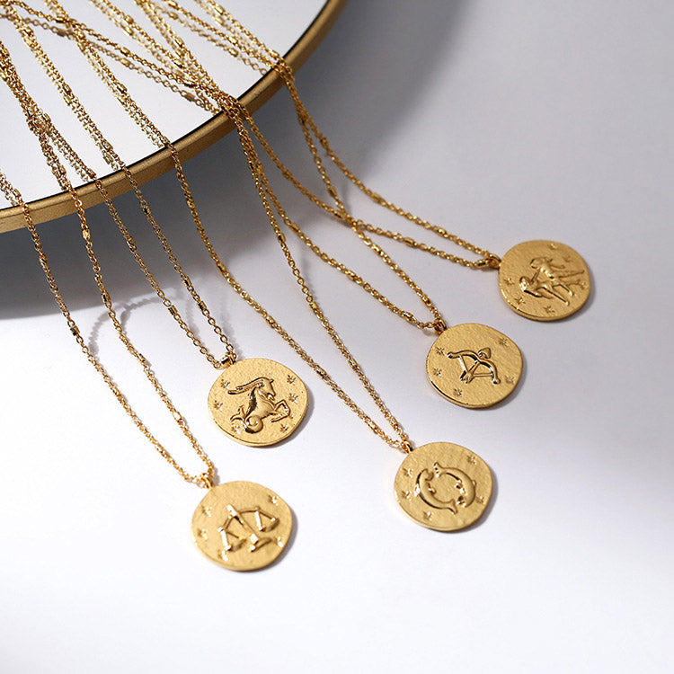 Horoscope Coin Necklace